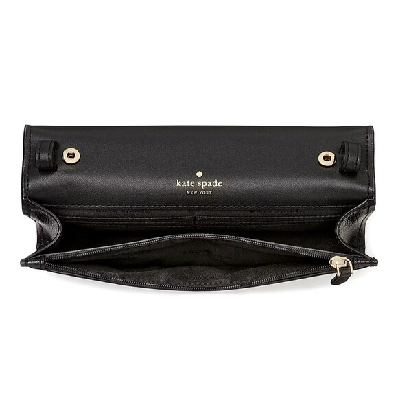 New Kate Spade Perry Leather Crossbody Black - Picture 5 of 5